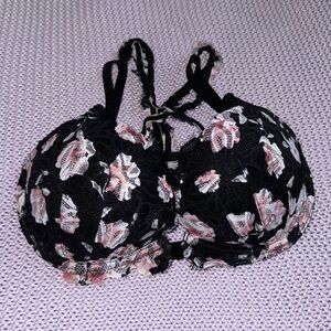 Front closure PINK Victoria secret floral Lace Bra